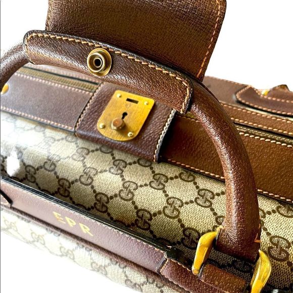 GUCCI AUTHENTIC VINTAGE 50’s SUITCASE - Picture 14 of 16